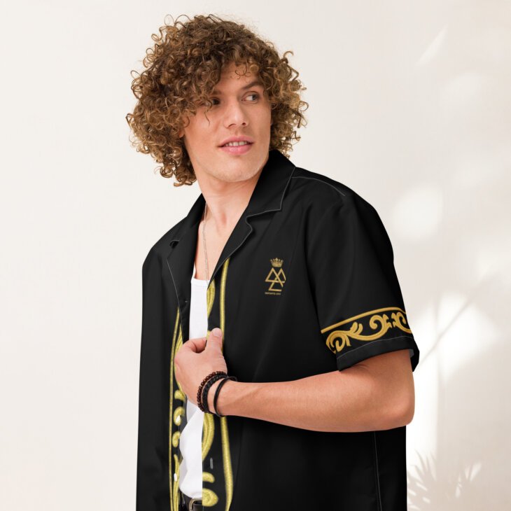 Unisex button-up shirt - Image 12