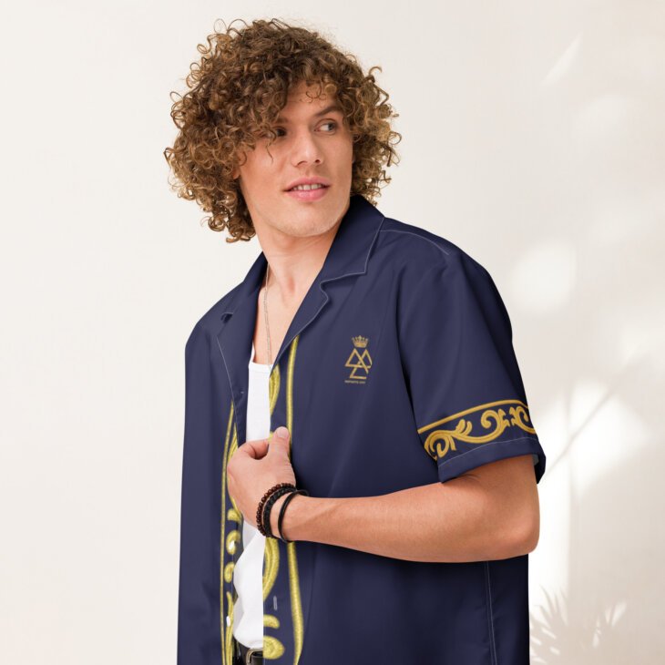 Unisex button-up shirt - Image 7