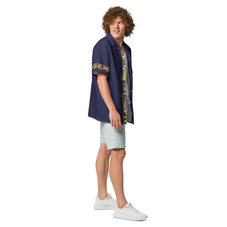 Unisex button-up shirt - Image 6