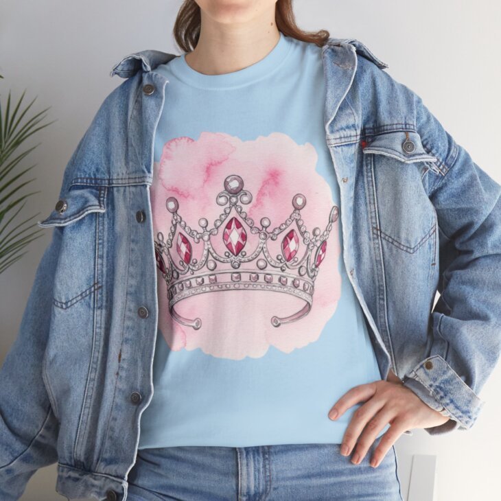 Crown Design Women Heavy Cotton Tee - Image 50