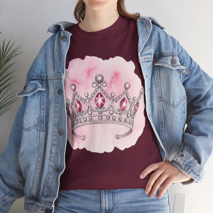 Crown Design Women Heavy Cotton Tee - Image 30