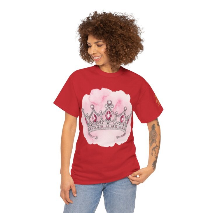Crown Design Women Heavy Cotton Tee - Image 68