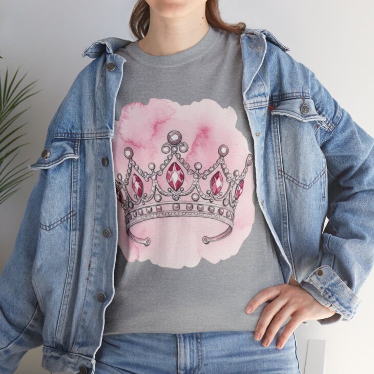 Crown Design Women Heavy Cotton Tee - Image 25