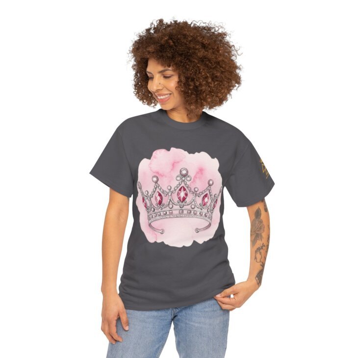 Crown Design Women Heavy Cotton Tee - Image 53