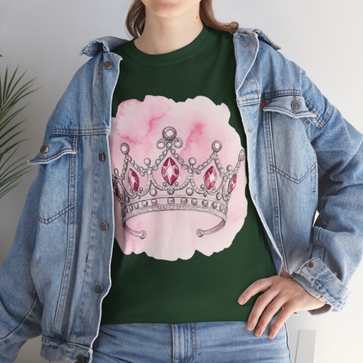 Crown Design Women Heavy Cotton Tee - Image 40