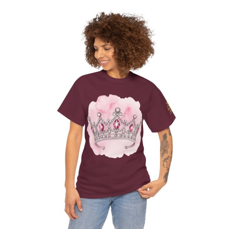 Crown Design Women Heavy Cotton Tee - Image 28