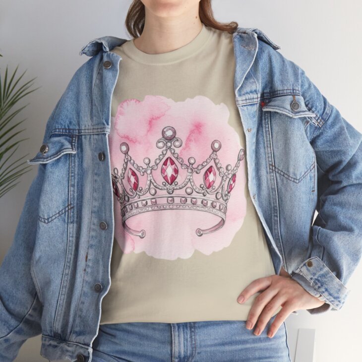 Crown Design Women Heavy Cotton Tee - Image 15