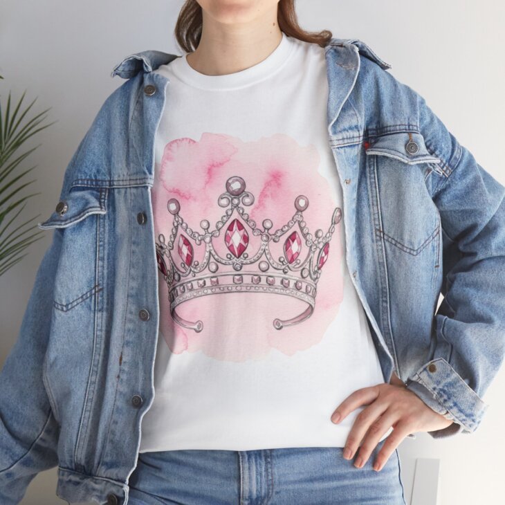 Crown Design Women Heavy Cotton Tee - Image 5