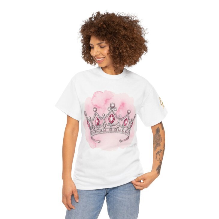 Crown Design Women Heavy Cotton Tee - Image 3