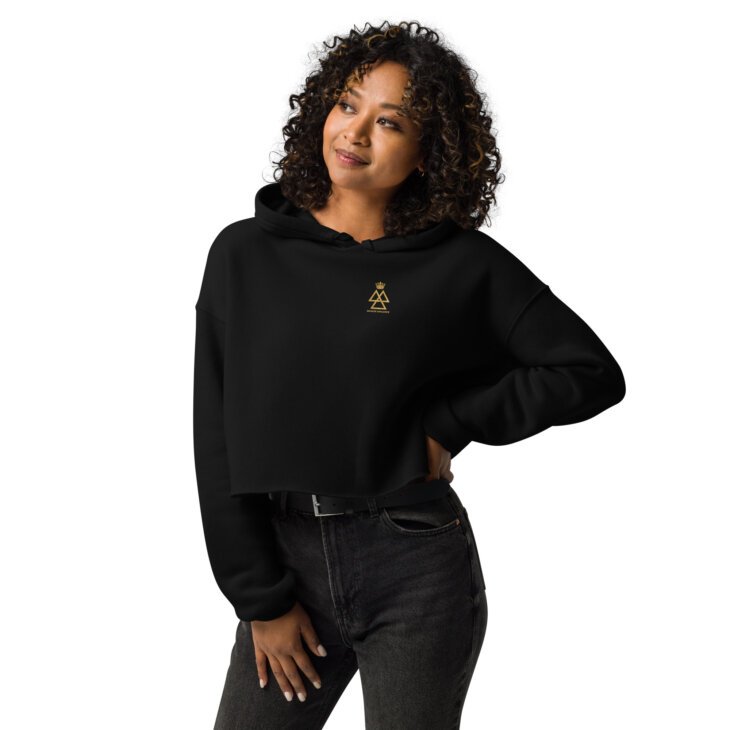 Women's Crop Hoodie - Image 3