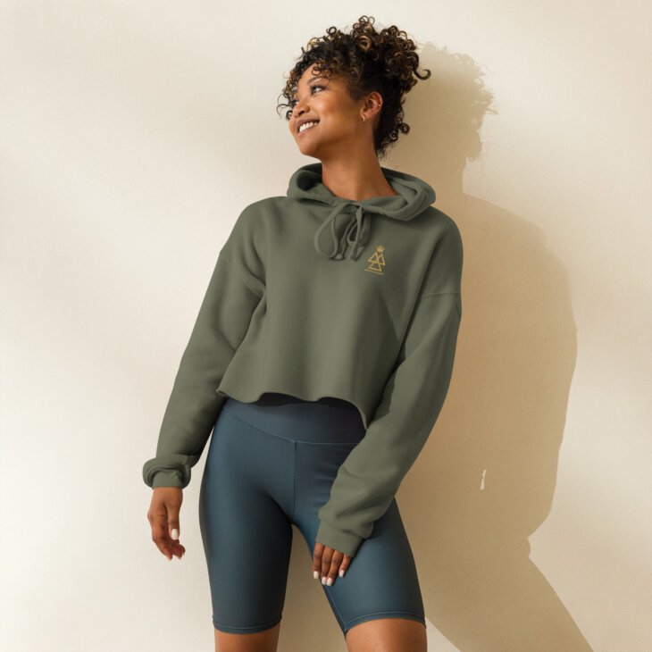 Women's Crop Hoodie - Image 5