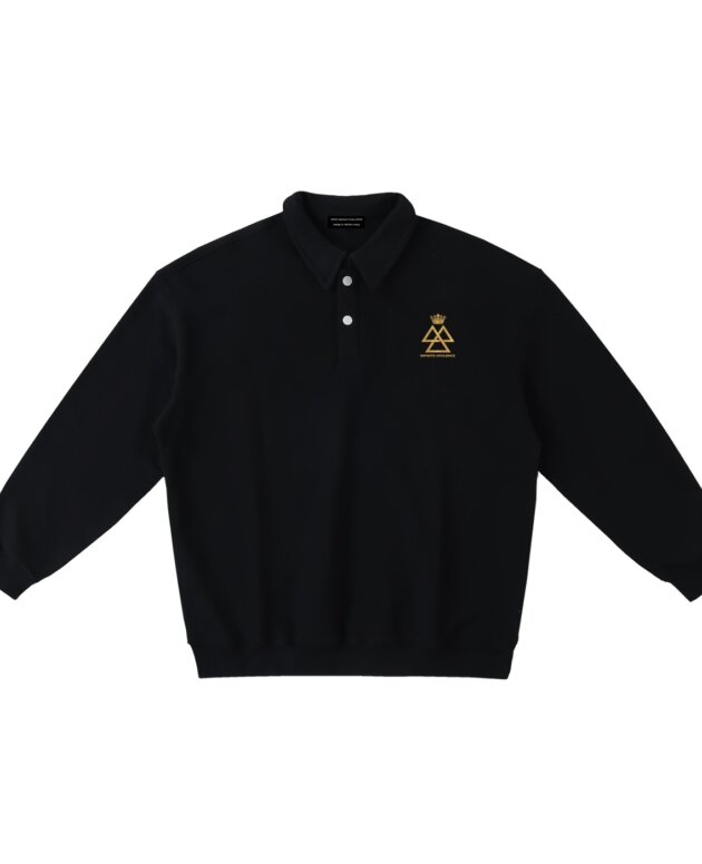 Heavyweight Polo-Collar Sweatshirt