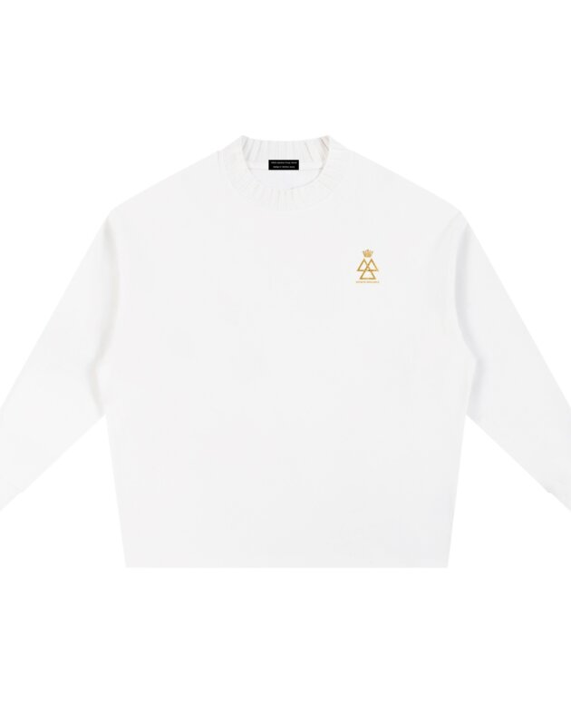 Knitted Round Neck Oversize Sweatshirt